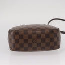LOUIS VUITTON Damier Ebene Spontini Hand Bag SPO 2way M47500 LV Auth 155011-5