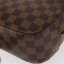 LOUIS VUITTON Damier Ebene Spontini Hand Bag SPO 2way M47500 LV Auth 155011-16