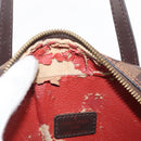 LOUIS VUITTON Damier Ebene Spontini Hand Bag SPO 2way M47500 LV Auth 155011-19