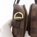 LOUIS VUITTON Damier Ebene Spontini Hand Bag SPO 2way M47500 LV Auth 155011-26