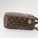 LOUIS VUITTON Damier Ebene Spontini Hand Bag SPO 2way M47500 LV Auth 155011-4