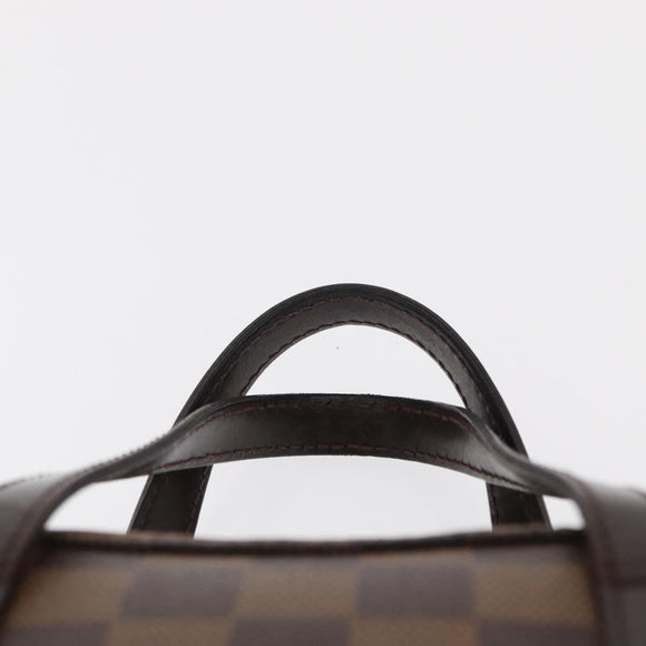 LOUIS VUITTON Damier Ebene Spontini Hand Bag SPO 2way M47500 LV Auth 155011