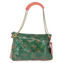 LOUIS VUITTON Monogram Bonbon Richard Prince Pochette Green M95748 Auth 155012-1