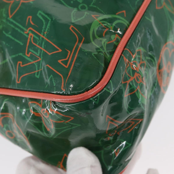 LOUIS VUITTON Monogram Bonbon Richard Prince Pochette Green M95748 Auth 155012