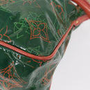LOUIS VUITTON Monogram Bonbon Richard Prince Pochette Green M95748 Auth 155012-13