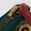 LOUIS VUITTON Monogram Bonbon Richard Prince Pochette Green M95748 Auth 155012-16