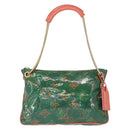 LOUIS VUITTON Monogram Bonbon Richard Prince Pochette Green M95748 Auth 155012-2