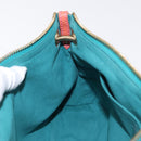 LOUIS VUITTON Monogram Bonbon Richard Prince Pochette Green M95748 Auth 155012-20