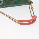 LOUIS VUITTON Monogram Bonbon Richard Prince Pochette Green M95748 Auth 155012-7