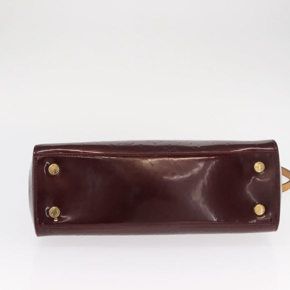 LOUIS VUITTON Monogram Vernis Blair MM Hand Bag 2way Amarante M91619 Auth 155013