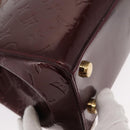 LOUIS VUITTON Monogram Vernis Blair MM Hand Bag 2way Amarante M91619 Auth 155013-16