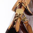 LOUIS VUITTON Monogram Vernis Blair MM Hand Bag 2way Amarante M91619 Auth 155013-20