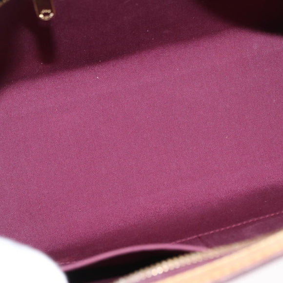 LOUIS VUITTON Monogram Vernis Blair MM Hand Bag 2way Amarante M91619 Auth 155013