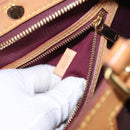 LOUIS VUITTON Monogram Vernis Blair MM Hand Bag 2way Amarante M91619 Auth 155013-12