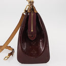 LOUIS VUITTON Monogram Vernis Blair MM Hand Bag 2way Amarante M91619 Auth 155013-3