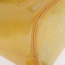 LOUIS VUITTON Monogram Vernis Houston Hand Bag Gris M91053 LV Auth 155015-9