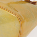 LOUIS VUITTON Monogram Vernis Houston Hand Bag Gris M91053 LV Auth 155015-14