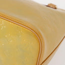 LOUIS VUITTON Monogram Vernis Houston Hand Bag Gris M91053 LV Auth 155015-16