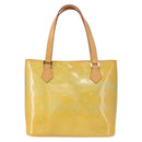 LOUIS VUITTON Monogram Vernis Houston Hand Bag Gris M91053 LV Auth 155015-13