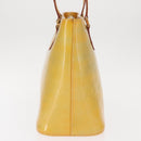 LOUIS VUITTON Monogram Vernis Houston Hand Bag Gris M91053 LV Auth 155015-4