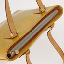 LOUIS VUITTON Monogram Vernis Houston Hand Bag Gris M91053 LV Auth 155015-6