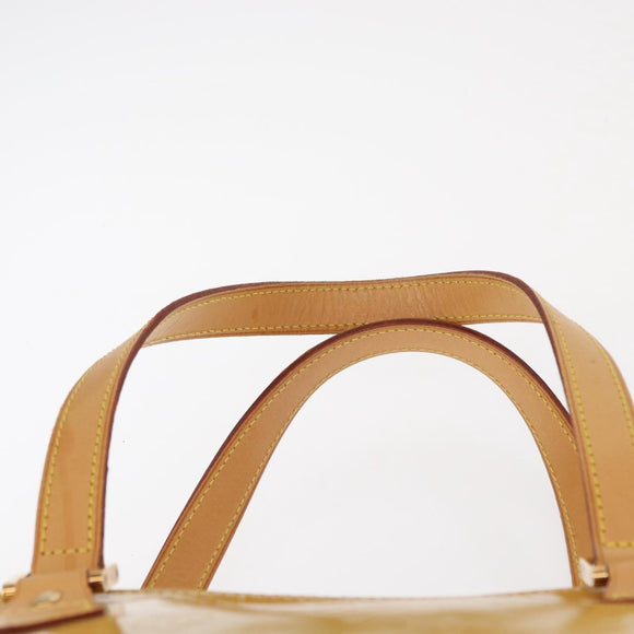 LOUIS VUITTON Monogram Vernis Houston Hand Bag Gris M91053 LV Auth 155015