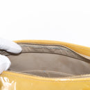 LOUIS VUITTON Monogram Vernis Houston Hand Bag Beige M91004 LV Auth 155016-21