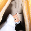 LOUIS VUITTON Monogram Vernis Houston Hand Bag Beige M91004 LV Auth 155016-12