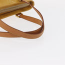 LOUIS VUITTON Monogram Vernis Houston Hand Bag Beige M91004 LV Auth 155016-7