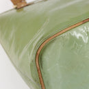 LOUIS VUITTON Monogram Vernis Houston Hand Bag Baby Blue M91005 LV Auth 155017-11