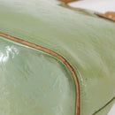 LOUIS VUITTON Monogram Vernis Houston Hand Bag Baby Blue M91005 LV Auth 155017-12