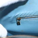 LOUIS VUITTON Monogram Vernis Houston Hand Bag Baby Blue M91005 LV Auth 155017-16