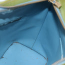 LOUIS VUITTON Monogram Vernis Houston Hand Bag Baby Blue M91005 LV Auth 155017-18