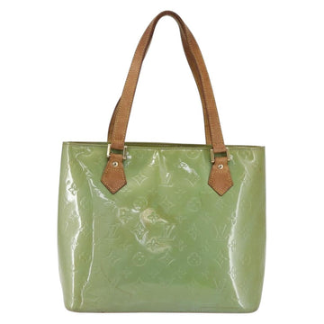 LOUIS VUITTON Monogram Vernis Houston Hand Bag Baby Blue M91005 LV Auth 155017 - 0