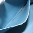 LOUIS VUITTON Monogram Vernis Houston Hand Bag Baby Blue M91005 LV Auth 155017-21