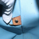 LOUIS VUITTON Monogram Vernis Houston Hand Bag Baby Blue M91005 LV Auth 155017-22