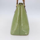 LOUIS VUITTON Monogram Vernis Houston Hand Bag Baby Blue M91005 LV Auth 155017-5