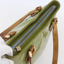 LOUIS VUITTON Monogram Vernis Houston Hand Bag Baby Blue M91005 LV Auth 155017-6