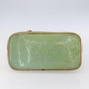 LOUIS VUITTON Monogram Vernis Houston Hand Bag Baby Blue M91005 LV Auth 155017-9