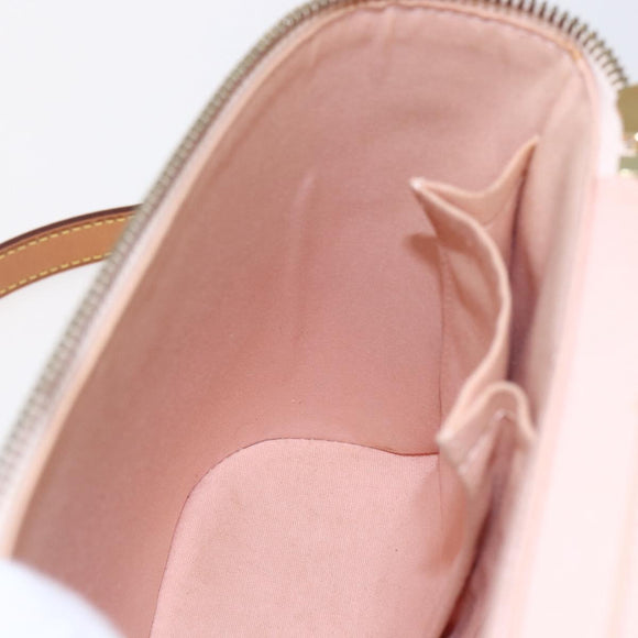 LOUIS VUITTON Vernis Sullivan Vertical Bag Marshmallow Pink M91298 Auth 155018