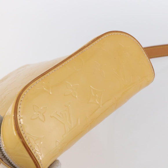 LOUIS VUITTON Vernis Sullivan Vertical Bag Marshmallow Pink M91298 Auth 155018