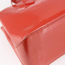 LOUIS VUITTON Vernis Bluebird Wilshire PM Bag Orenge Sunset M93644 Auth 155019-16