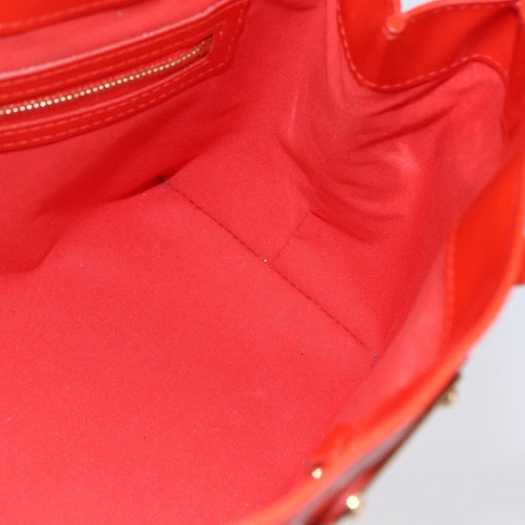 LOUIS VUITTON Vernis Bluebird Wilshire PM Tasche Orenge Sunset M93644 Auth 155019