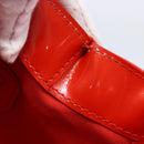 LOUIS VUITTON Vernis Bluebird Wilshire PM Bag Orenge Sunset M93644 Auth 155019-12