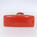 LOUIS VUITTON Vernis Bluebird Wilshire PM Bag Orenge Sunset M93644 Auth 155019-5