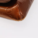 LOUIS VUITTON Monogram Vernis Thompson Street Bag Bronze M91124 LV Auth 155020-15
