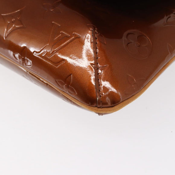 LOUIS VUITTON Monogram Vernis Thompson Street Bag Bronze M91124 LV Auth 155020