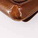 LOUIS VUITTON Monogram Vernis Thompson Street Bag Bronze M91124 LV Auth 155020-18