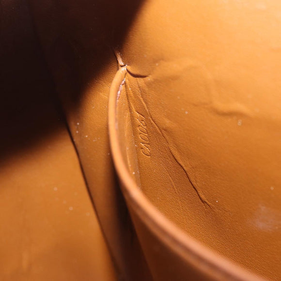 LOUIS VUITTON Monogram Vernis Thompson Street Bag Bronze M91124 LV Auth 155020