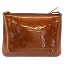 LOUIS VUITTON Monogram Vernis Thompson Street Bag Bronze M91124 LV Auth 155020-2